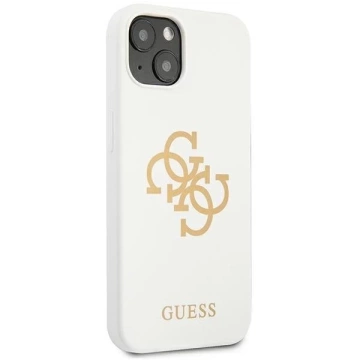 Guess GUHCP13SLS4GGWH iPhone 13 mini 5,4" biały/white Hard Case Silikon 4G Logo