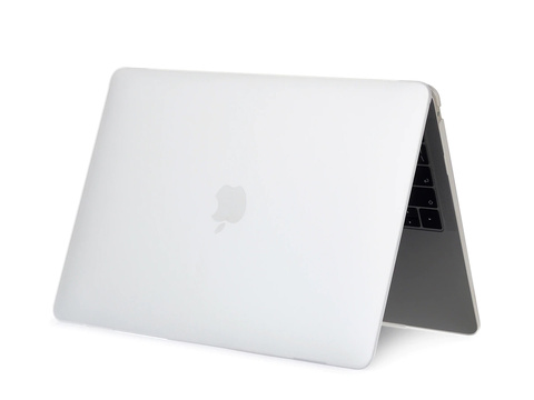 Etui Alogy Hard Case mat do Apple MacBook – Air 13 2021 2020 M1 2019 2018 A2337 A2179 A1932 Biały