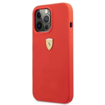 Ferrari FESIHCP13XRE iPhone 13 Pro Max 6,7" czerwony/red Hardcase Silikon