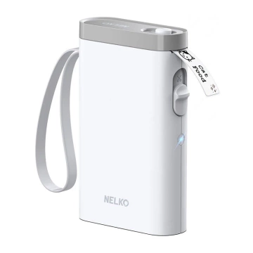 Nelko P21 Bluetooth USB-C Thermo-Etikettendrucker Weiß