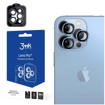 Szkło ochronne na obiektyw telefonu 3mk Lens Protection Pro do Apple iPhone 13 Pro / 13 Pro Max Sierra Blue