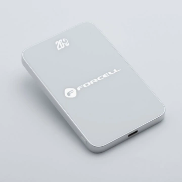 Powerbank MagSafe Forcell F-Energy F5K8 5000mAh QC4.0 PD3.0 Weiß