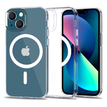 Etui ochronne na telefon Ultra Slim Mag obudowa do MagSafe case do Qi do Apple iPhone 13 Przezroczysty
