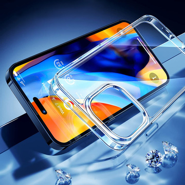 Etui ochronne obudowa Alogy Hybrid Case do Apple iPhone 14 Pro Przezroczyste + 3x szkło na ekran + 1x szkło na obiektyw