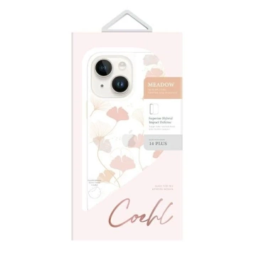 Etui na telefon UNIQ Coehl Meadow do Apple iPhone 14 Plus 6,7" różowy/spring pink