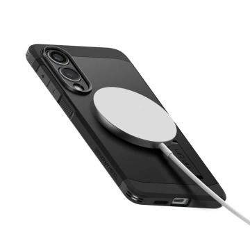 Etui do Samsung Galaxy S25 Edge Spigen Tough Armor MagSafe Czarne