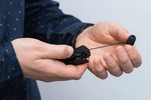 Bezprzewodowa słuchawka bluetooth 5.3 Forcell F-Audio Drive EarBud czarna Black