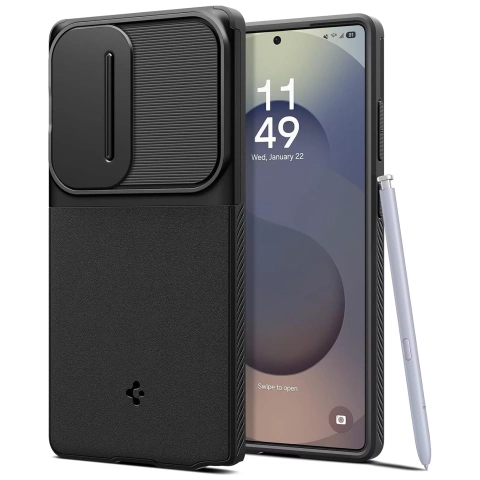 Etui do Samsung Galaxy S25 Ultra Black Spigen Optik Armor