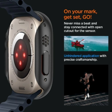Etui ochronne Spigen Thin Fit do Apple Watch Ultra (49mm) Black