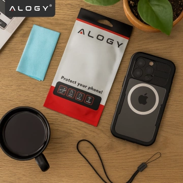 Etui Wodoodporne Alogy HydroArmor™ IP68 Case z przezroczystym tyłem Pancerna obudowa 360 do MagSafe do Apple iPhone 16 Pro Max