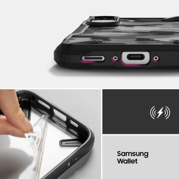 Etui Ochronne do Galaxy A36 / A56 5G Ringke Fusion X Camo Black