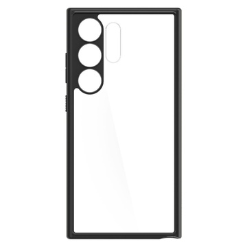 Hülle für Samsung Galaxy S24 Ultra Spigen Ultra Hybrid Case, Rückseite, mattschwarzes Glas