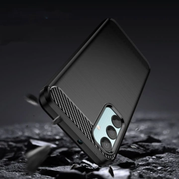 TPUCarbon-Schutzhülle für Samsung Galaxy M15 5G Schwarz