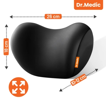 Poduszka do Samochodu pod Głowę Kark Szyję DR.MEDIC ComfortSupport™ Ergonomiczna poduszka na fotel zagłówek krzesło do auta dla kierowcy pasażera