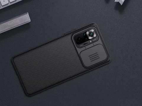 Etui obudowa Nillkin CamShield do Xiaomi Redmi Note 10 Pro Black