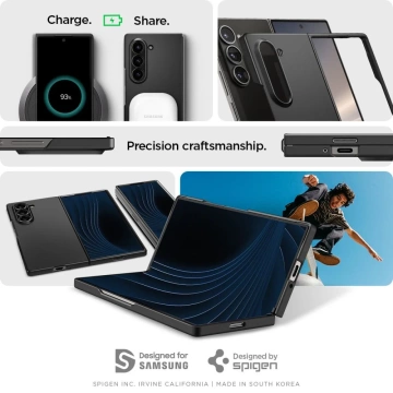 Etui Spigen AirSkin do Samsung Galaxy Z Fold 6 Black