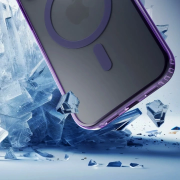 Etui na Apple iPhone 14 3mk Frosty MagCase Purple