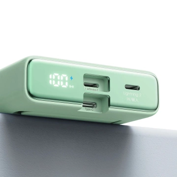 Powerbank 10000mAh Joyroom JR-PBM01 20W MagSafe mit Ständer grün