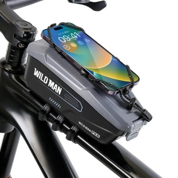 WILDMAN FK6 Fahrradhalterungshülle Grau Wasserdicht EVA