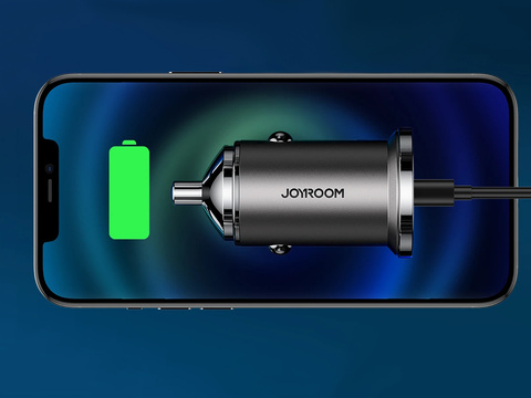 Autoladegerät Joyroom C-A35 USB Typ C PD 45W 5A QC 3.0 Schwarz