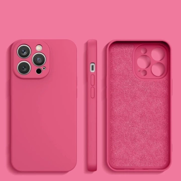 Etui na telefon Silicone Case do Samsung Galaxy A14/A14 5G silikonowy pokrowiec różowe