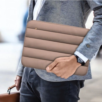 Etui Tech-Protect Fluffy Laptop 15–16" Walnut Pokrowiec