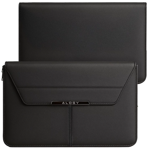 Torba na laptopa Alogy FlexCase Pro wielofunkcyjna rozkładana z podstawką i podkładką na myszkę do Macbooka 15 / 15.6 / 16.1" Czarna