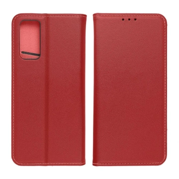 Kabura Smart Pro Book do Samsung S25 Edge Skórzana Bordowa