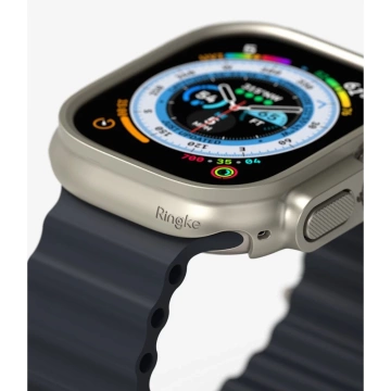 RINGKE SLIM 2-PACK APPLE WATCH ULTRA (49 MM) CLEAR & TITANIUM GREY