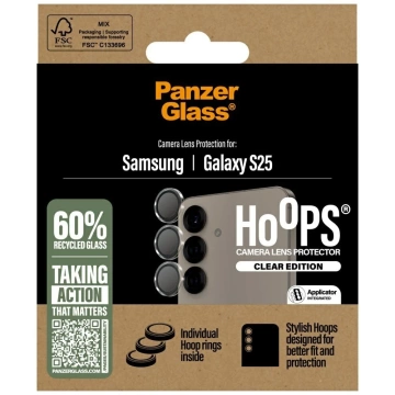 Szkło hartowane do Samsung Galaxy S25 PanzerGlass Hoops Camera Lens Protector