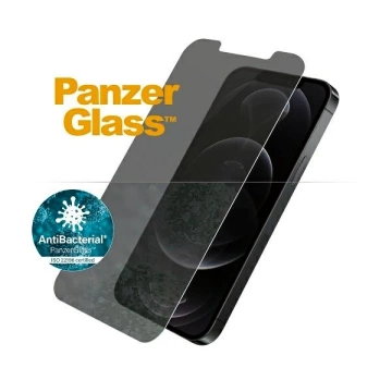 PanzerGlass Standard Super für iPhone 12/12 Pro Datenschutz Antibakteriell