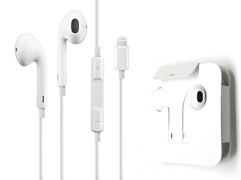 Słuchawki Apple EarPods MMTN2ZM/A ze złączem Lightning białe