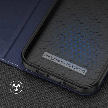 Etui Dux Ducis Skin X2 do iPhone 14 Pro Max pokrowiec z magnetyczną klapką niebieski