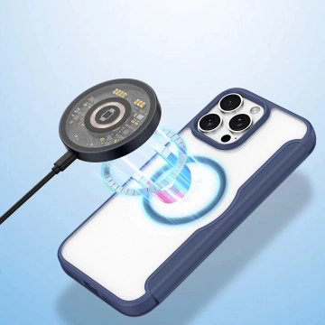 iPhone 16 Pro Max Dux Ducis Skin X Pro MagSafe Hülle Blau