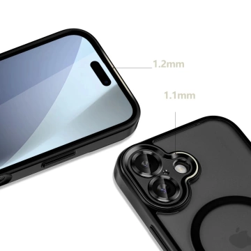 Etui Tech-Protect MagCam MagSafe do iPhone 17, czarny mat