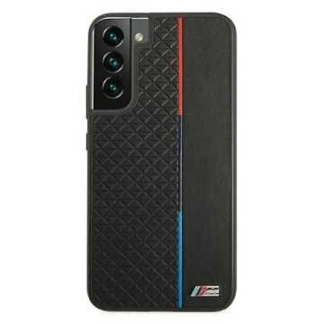 Etui BMW BMHCS22MTRTBK do Galaxy S22+ S906 hardcase M Collection Triangles czarny/black