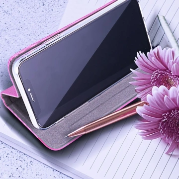 Etui Kabura SENSITIVE Book do Samsung Galaxy S25 Ultra Różowy Stand