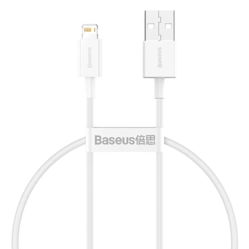 Baseus Superior USB-Kabel - Lightning 2,4 A 0,25 m Weiß (CALYS-02)