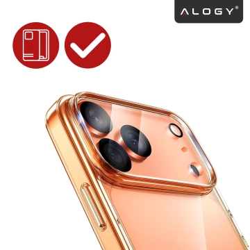 Szkło Ochronne na Obiektyw Aparatu do Apple iPhone 17 Pro Max, Wzmocnione i Odporne na Zarysowania, Precyzyjnie Dopasowane, Alogy Lens Protector Pro+™ – Przezroczyste