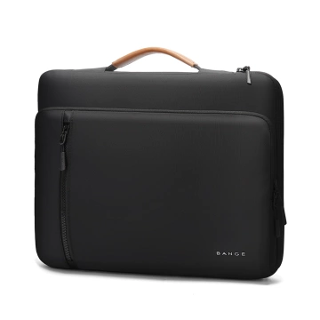 Bange wasserdichter Rucksack für 15,6-Zoll-Laptop, Stadtreisender, 45 x 30 x 16 cm, für Arbeit, Flugzeug, Herren, Damen, mit USB-Anschluss Schwarz