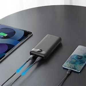 Powerbank Bateria zewnętrzna VEGER L20S - 20 000mAh LCD Quick Charge PD 20W czarny (VP2039PD  / W2039PD )