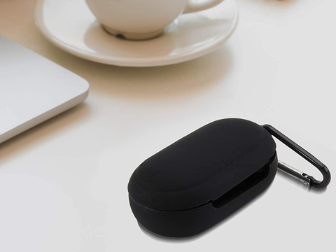 Silikonhülle Alogy Slim für Samsung Galaxy Buds / Buds Plus Schwarz