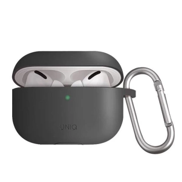 UNIQ Hülle Vencer AirPods Pro Silikon grau / anthrazit dunkelgrau