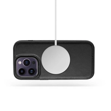 Etui z klapką zamykane portfel Wallet do MagSafe do iPhone 12 / 12 Pro Black