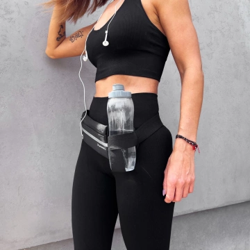 Wozinsky nerka do biegania pas biegowy czarny (WRBBK1)