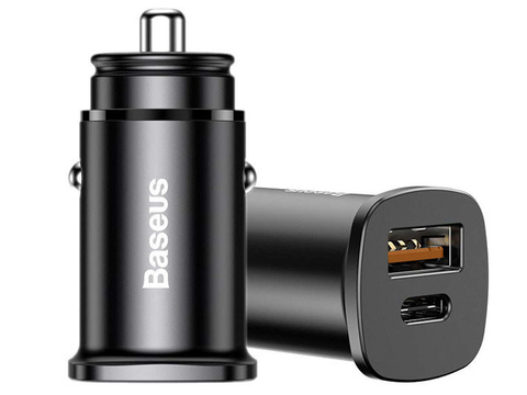 Baseus Square PPS QC 4.0 / PD 3.0 5A 30W Autoladegerät Schwarz