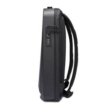 Bange Diebstahlsicherer, wasserdichter Rucksack für 15,6"-Laptops, ideal für Stadtreisen, 46 x 31 x 8 cm, für Arbeit und Flugreisen, für Damen und Herren, mit USB-Anschluss und Zahlenschloss, Schwarz