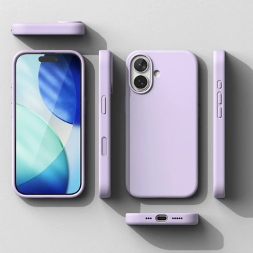 Etui do iPhone 17 Ringke Silicone Magnetic MagSafe Light Purple