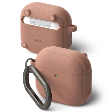 Etui do Apple AirPods 4 Ringke Onyx MagSafe Constant Coral + Karabińczyk