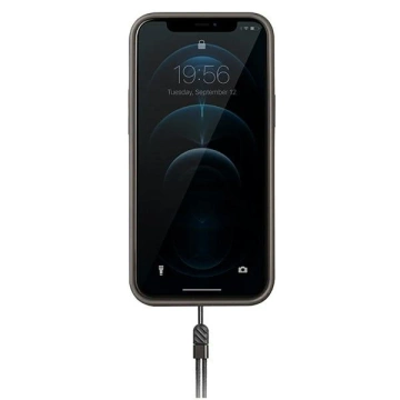 Etui UNIQ Heldro do iPhone 12 Pro Max 6,7" czarny moro/charcoal camo Antimicrobial